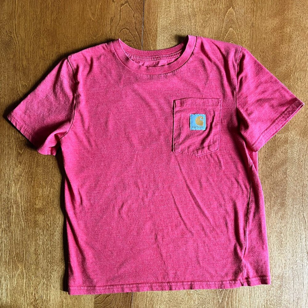 Carhartt heather red tee S 8-10